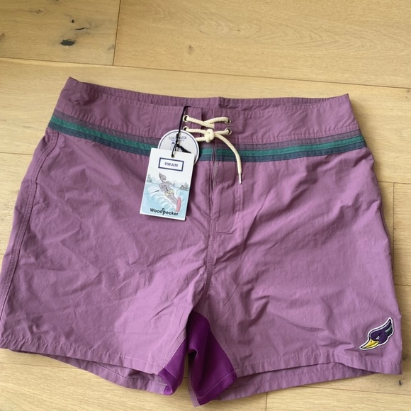 Woodpecker Canadian Designer Swim Trunks Medium NWT - Picture 4 of 5